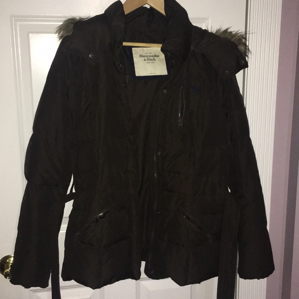 ABERCROMBIE AND FITCH DOWN COAT SIZE LARGE